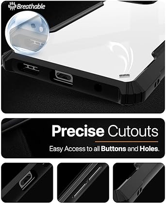Realme P4 Back Cover | Transparent Crystal Clear Hard PC Back Case with TPU Bumper, Drop Protection Case Cover for Realme P4 Image 3