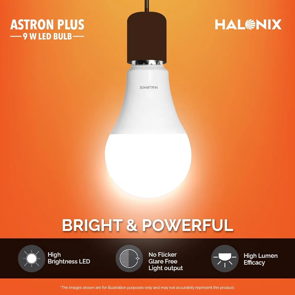 Halonix 9w LED Bulb Astron Plus Base B22 (Cool Day Light) Image 2