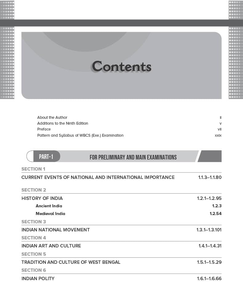 WBCS General Studies Manual (English) – 10th Edition (2025–26) by Nitin Singhania (IAS) Image 3