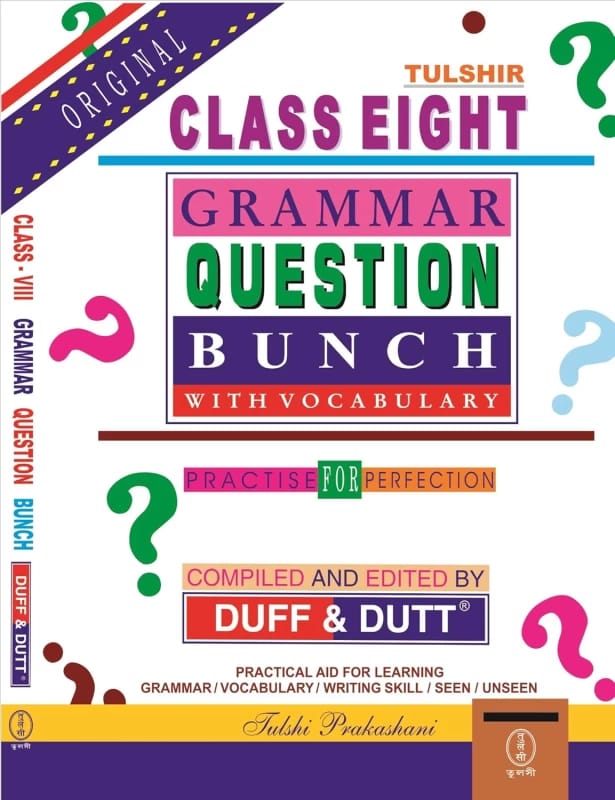 DUFF & DUTT Grammar and Question Bunch for Class 8 | English Preparation Guide | Tulshi Prakashani - Buy Online at Indezaar